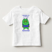 Mammie's kleine monster kinder shirts (Voorkant)