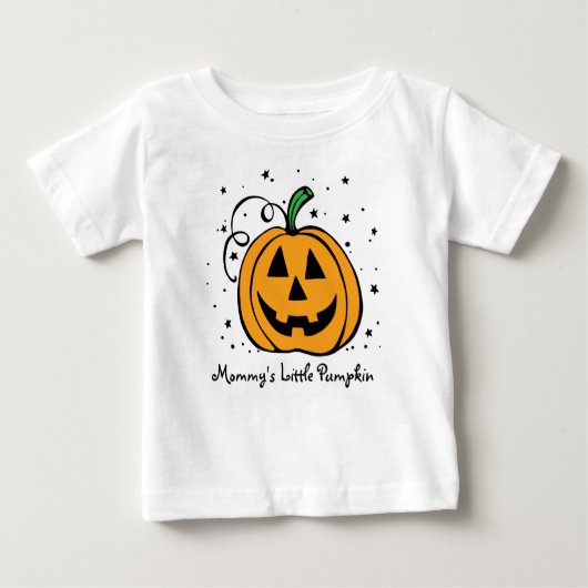 Mammie's kleine pompoen Baby T-shirt (Voorkant)