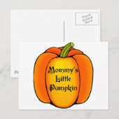 Mammie's kleine pompoen briefkaart (Voorkant / Achterkant)