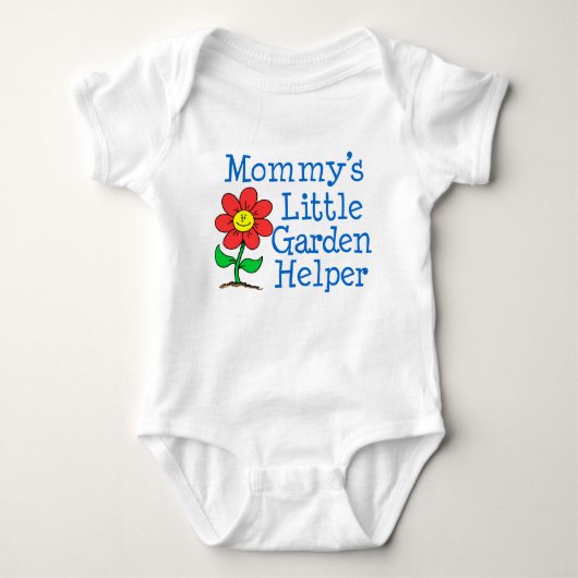 Mammie's kleine tuinhelper romper (Voorkant)