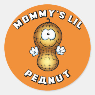 Mammie's Lil Peanut Ronde Sticker