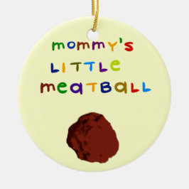 Mammie's Little Meatball Gepersonaliseerd Ornament