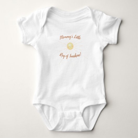 Mammie's Little Ray of Sunshine Gift Romper (Voorkant)