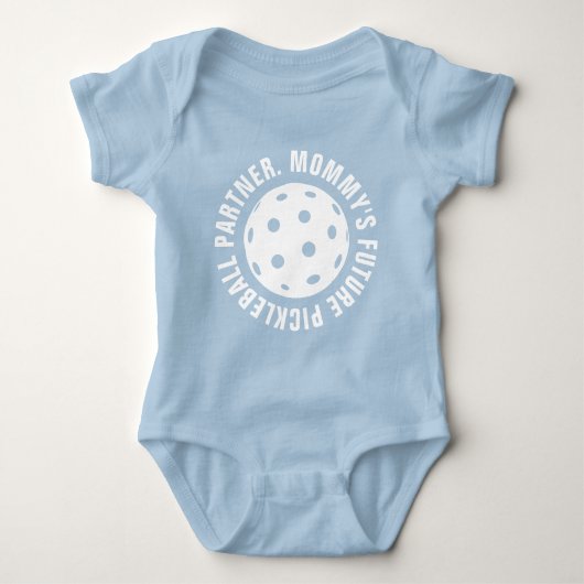 Mammie's pickleball partner baby bodysuit pak (Voorkant)