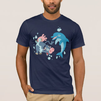 Mammifères marins en dessin animé : T-shirt Seacow