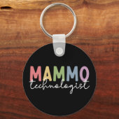 Mammo Technoloog Mammografie Tech Radiology Sleutelhanger (Voorkant)