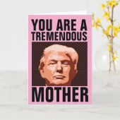 MAMMOET DANK TRUMP MOEDERDAG KAARTEN (Gele Bloem)