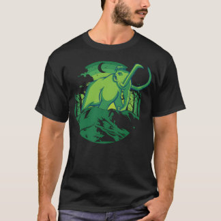 Mammoet Prehistorisch Dier retro T-shirt