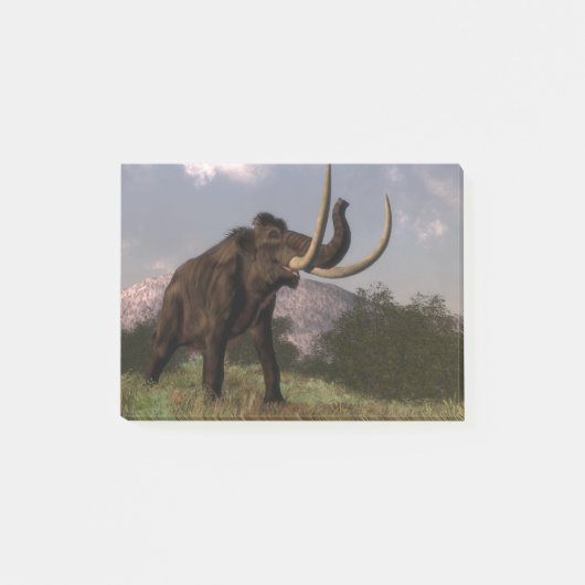 Mammoth - 3D rendering Post-it® Notes (Voorkant)