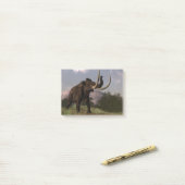 Mammoth - 3D rendering Post-it® Notes (Op bureau)