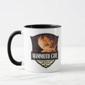 Mammoth Cave National Park Illustratie Retro Art Mok (Links)