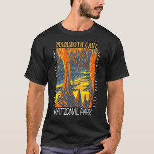 Mammoth Cave National Park Kentucky Distress Vin T-shirt