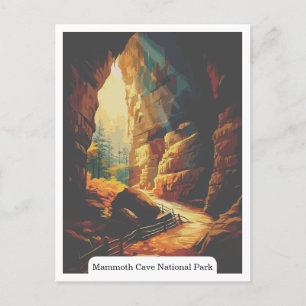 Mammoth Cave National Park, Kentucky, Verenigde St Briefkaart