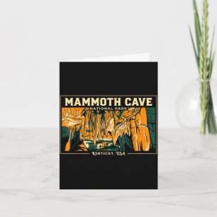 Mammoth Cave vintage national park avontuur Kaart