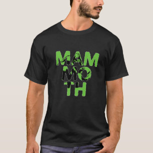 Mammoth Colorful Animal Shadow Silhouette T-shirt