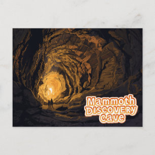 Mammoth Discovery Cave Tour Kunst Briefkaart