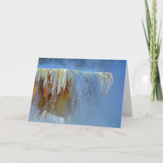 Mammoth Hot Spring Yellowstone Carte de remercieme (Devant)