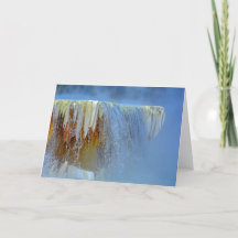 Mammoth Hot Spring Yellowstone Carte de remercieme