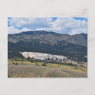 Mammoth Hot Springs Panorama, Yellowstone, Wyoming Briefkaart