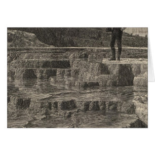 Mammoth Hot Springs-uitzicht