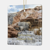 Mammoth Hot Springs, Yellowstone National Park Keramisch Ornament (Links)