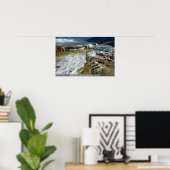 Mammoth Hot Springs, Yellowstone National Park, Wy Poster (Thuiskantoor)