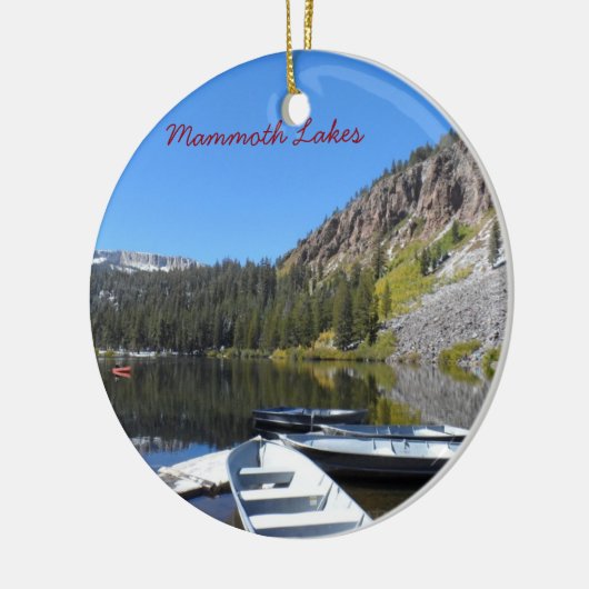 Mammoth Lakes, CA Keramisch Ornament (Links)