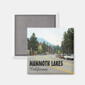 Mammoth Lakes California Magnet Magneet (Voorkant / Achterkant)