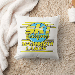 Mammoth Lakes California Ski-logo Kussen