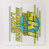 Mammoth Lakes California Ski logo Legpuzzel (Horizontaal)
