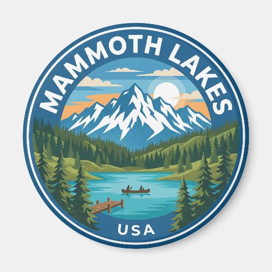 Mammoth Lakes VS Magneet (Voorkant)