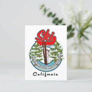 Mammoth Mountain California logo Briefkaart