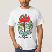 Mammoth Mountain California logo T-shirt (Voorkant)