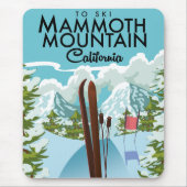 Mammoth Mountain California naar ski Muismat (Voorkant)
