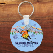 Mammoth Mountain California ski sleutelhanger (Voorkant)
