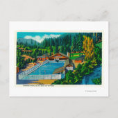 Mammoth Pool op Sol Duc Hot Springs Briefkaart (Voorkant)