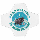 Mammouth d'hiver Humour de Froid (Plat)