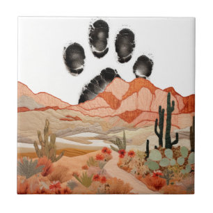 Mammouth Dog Paw Westerne setting   Tegeltje