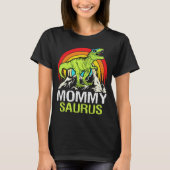 Mammysaurus Dinosaurus T Rex Mammie Saurus Grappig T-shirt (Voorkant)