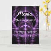 Mamo, carte du jour de mère de Wspaniała-Poli de (Fleur jaune)