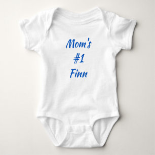 Mam's #1 Finn Fins Baby one-Piece Baby Bodysuit