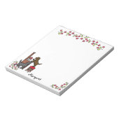 Mam's Chocolade Lab en Black Lab Notitieblok (Gedraaid)