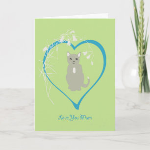 Mam's Day Kaart uit Cat