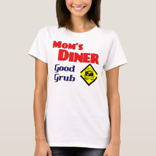 Mam's Diner Good Grub Retro Restaurant T-shirt