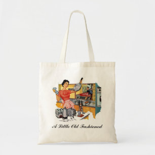 Mam's Eco-Tas... Caption: Een beetje oud Fashioned Tote Bag