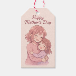 Mam's favoriete kleurenkaart cadeaulabel