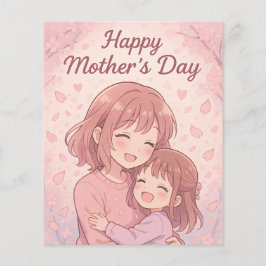 Mam's favoriete kleurenkaart flyer