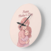 Mam's favoriete kleurenkaart grote klok (Hoek)