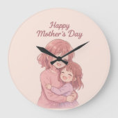 Mam's favoriete kleurenkaart grote klok (Voorkant)