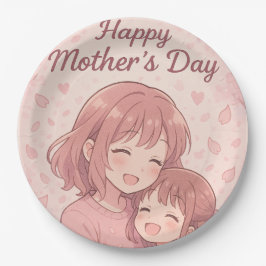 Mam's favoriete kleurenkaart papieren bordje